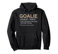 Goalie Craziest Player Team Brave Hoodie - Streetwear Style Men Women