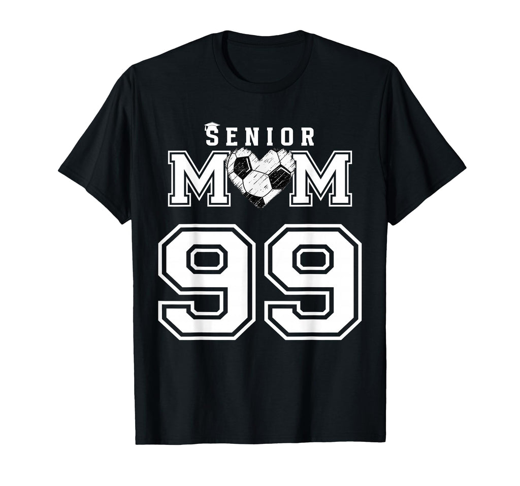 Proud Senior Soccer Mom Player Number T-Shirt - Streetwear Style Men Women