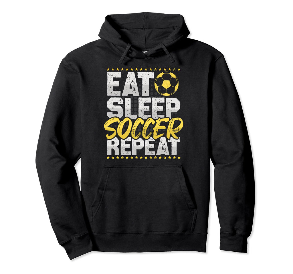 Soccer Repeat Soccer Player Soccer Hoodie - Custom Art Print Men Women
