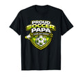Soccer Papa Funny Proud Game Day Energy T-Shirt - Trendy Graphic for Adults