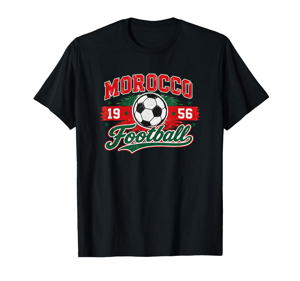 Morocco Football Tradition 1956 T-Shirt - Casual Everyday Wear Men Women