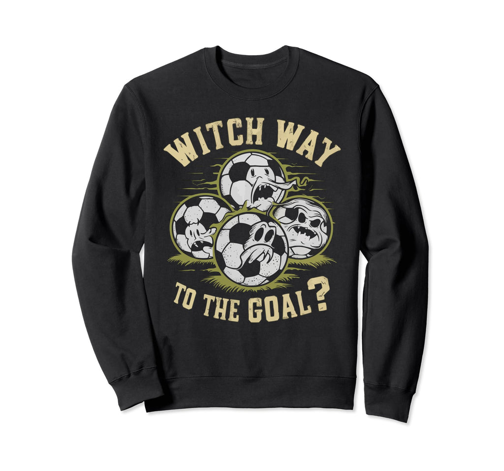 Soccer Halloween Spooky Goalkeeper Sweatshirt - Novelty Apparel for Adults