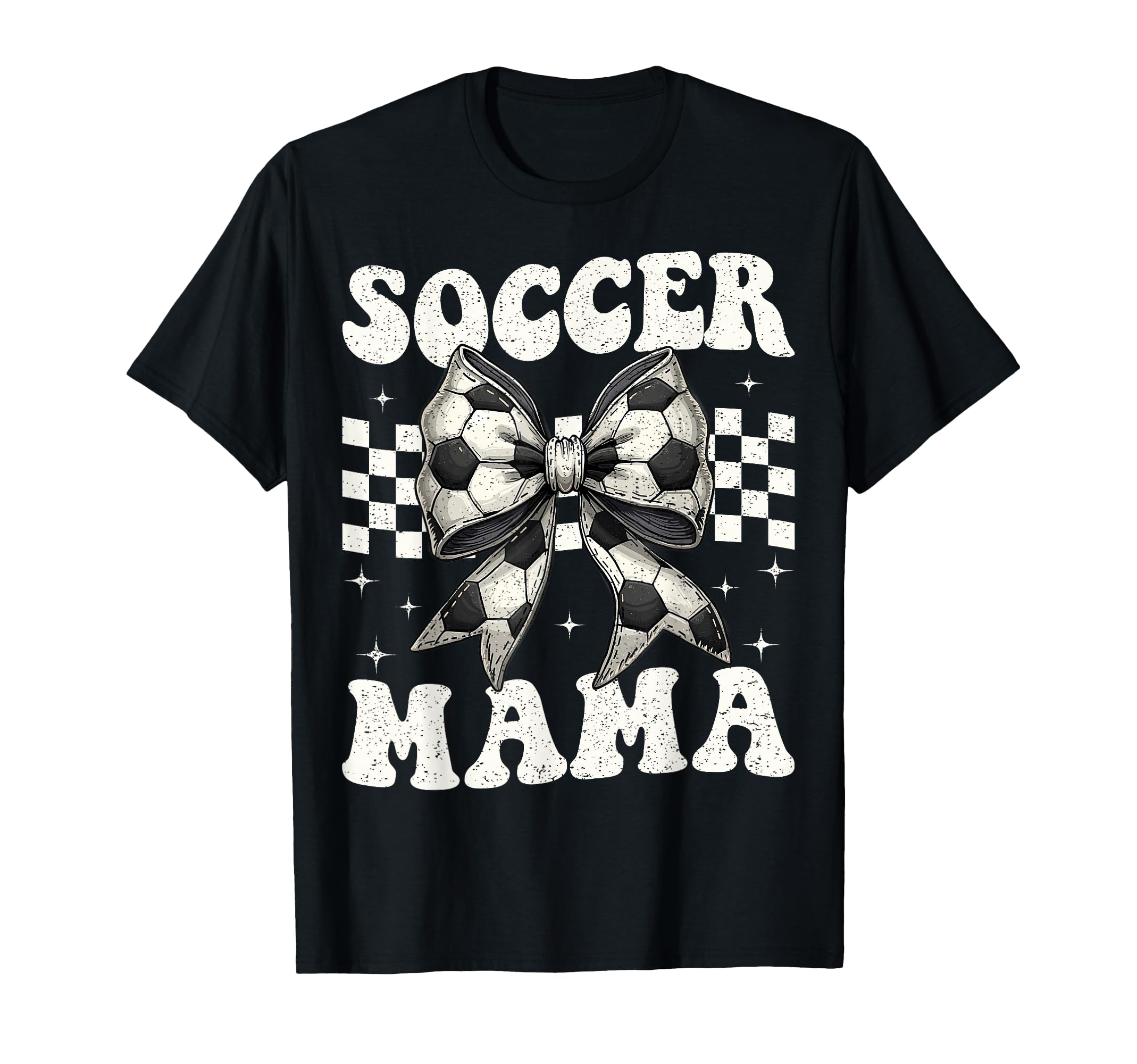 Soccer Mama Funny Coquette Bow Mom T-Shirt - Casual Everyday Wear Unisex