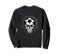 Soccer Skull Halloween Skeleton Sweatshirt - Aesthetic Graphic Men Women