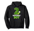 Happy 2Nd Birthday Soccer Lover 2 Yrs Old Hoodie - Graphic Print Men Women