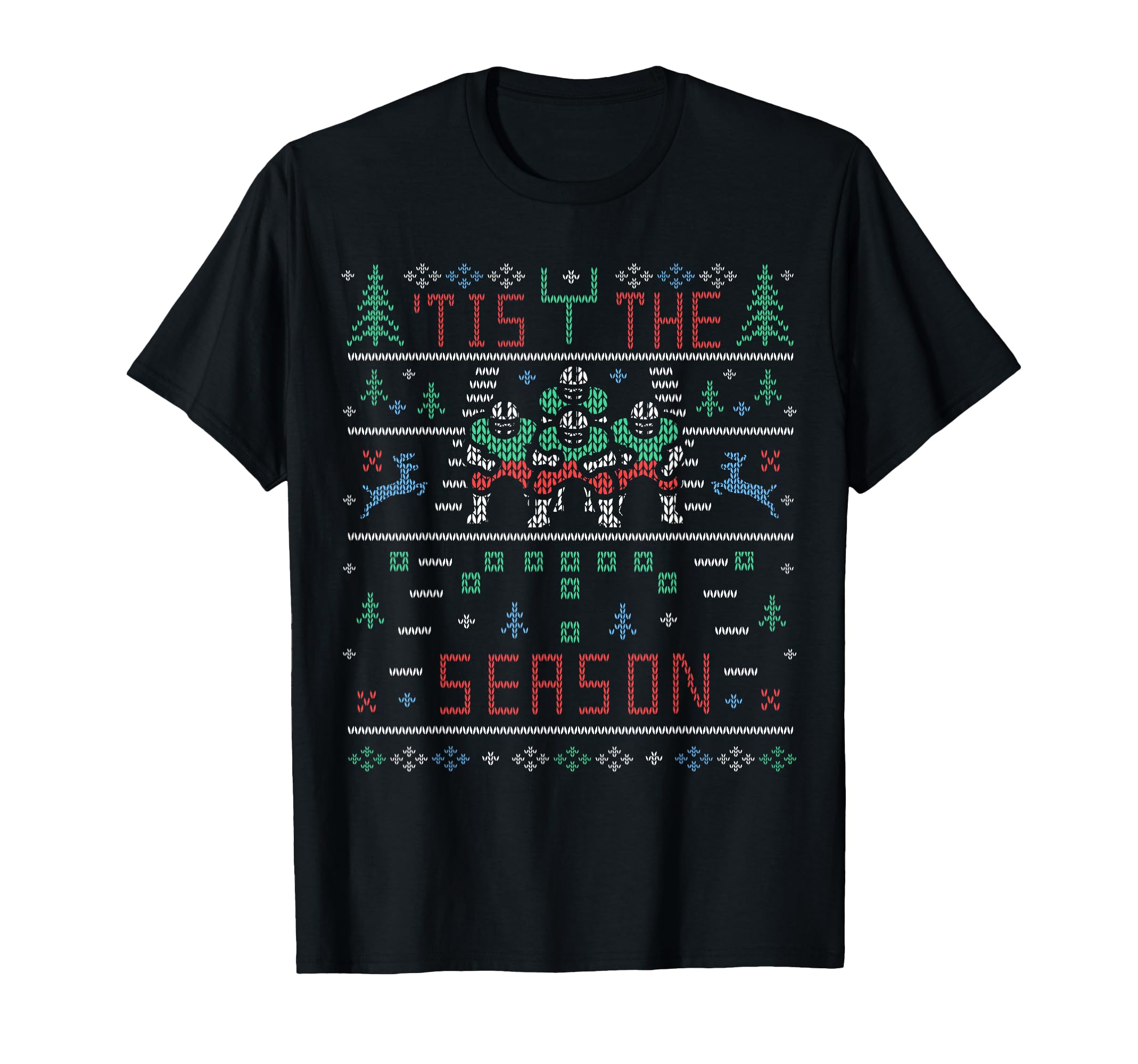 Tis Season Football Ugly Party T-Shirt - Custom Art Print Men Women