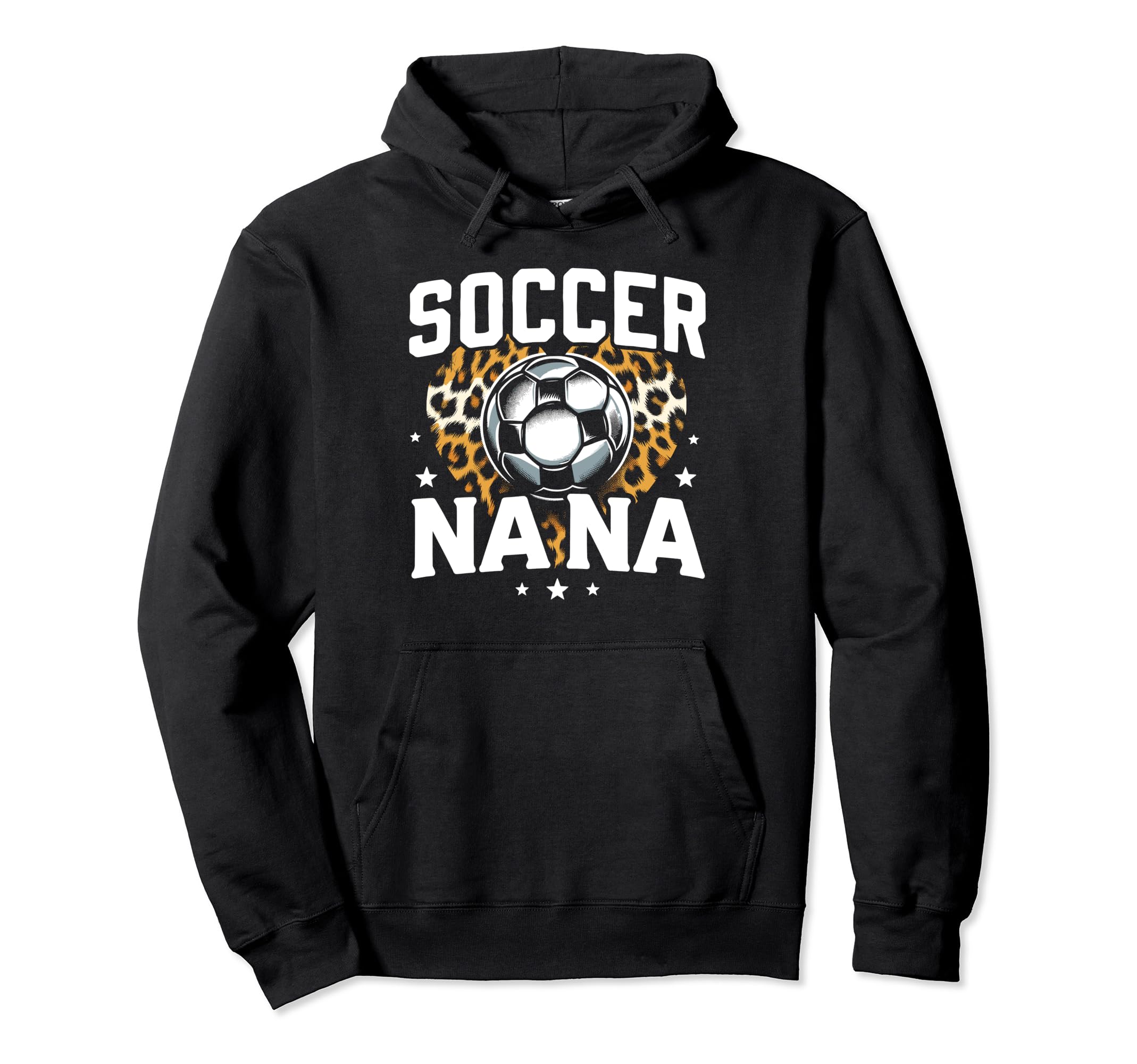 Soccer Nana Heart Sport Lover Mothers Day Hoodie - Aesthetic Graphic Unisex