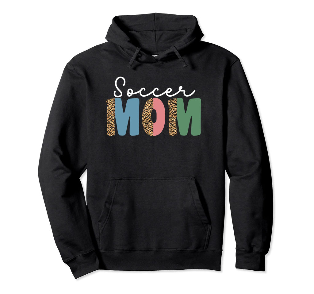 Soccer Mom Leopard Funny Soccer Mom Hoodie - Aesthetic Graphic Men Women