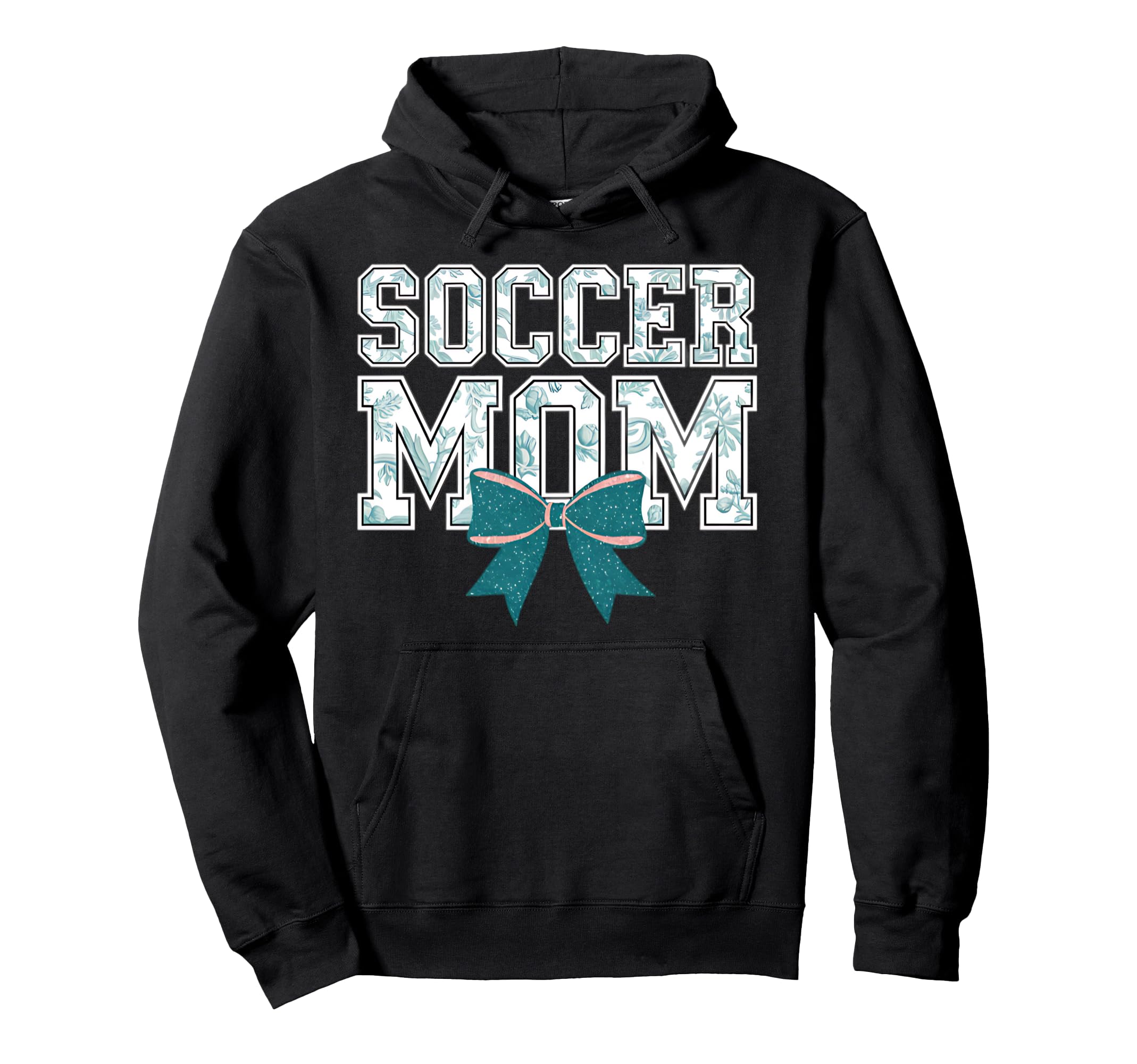 Soccer Mom Coquette Bow Mothers Day Hoodie - Unique Graphic Men Women