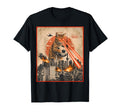 Funny Cat Soccer Kaiju T-Shirt - Graphic Print Men Women