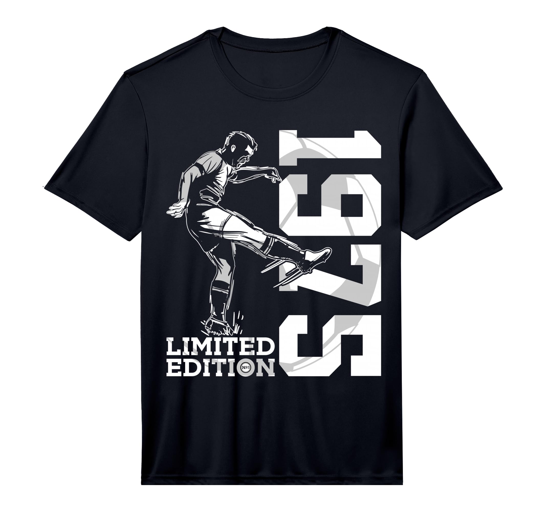 Mens 1975 Soccer 51St Birthday T-Shirt - Casual Everyday Wear Men Women