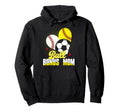 Ball Bonus Mom Baseball Softball Soccer Funny Hoodie - Graphic Print Unisex