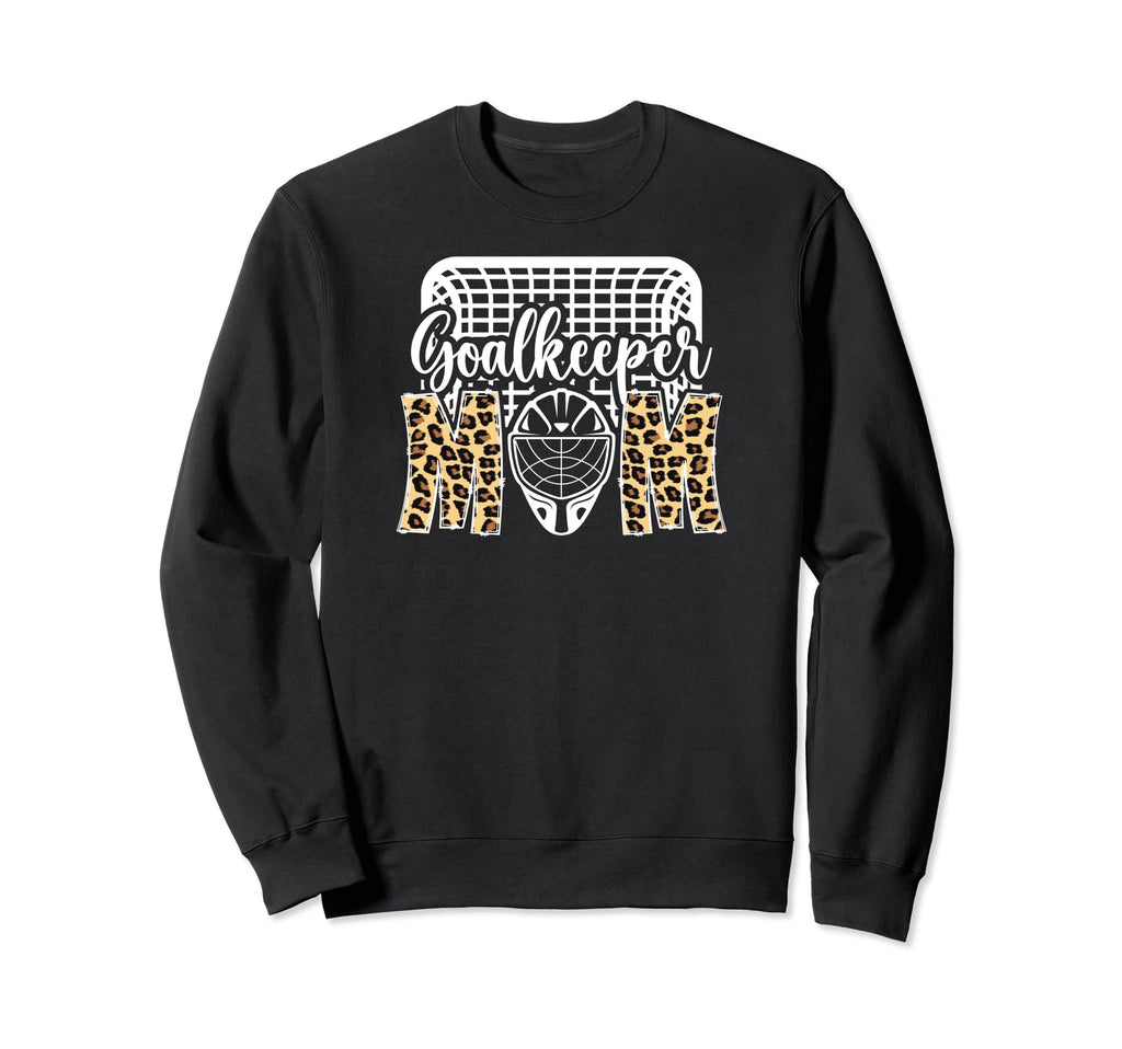 Ice Hockey Goalkeeper Mom Hockey Sweatshirt - Minimalist Print Men Women