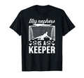 My Nephew Soccer Keeper Aunt Soccer T-Shirt - Aesthetic Graphic for Adults