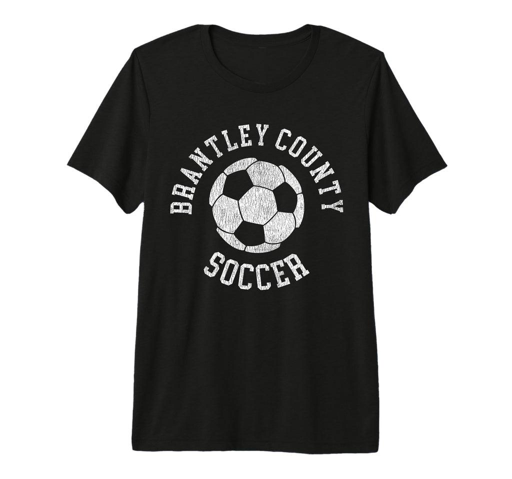 Brantley County Soccer Distressed 90S T-Shirt - Custom Art Print Men Women