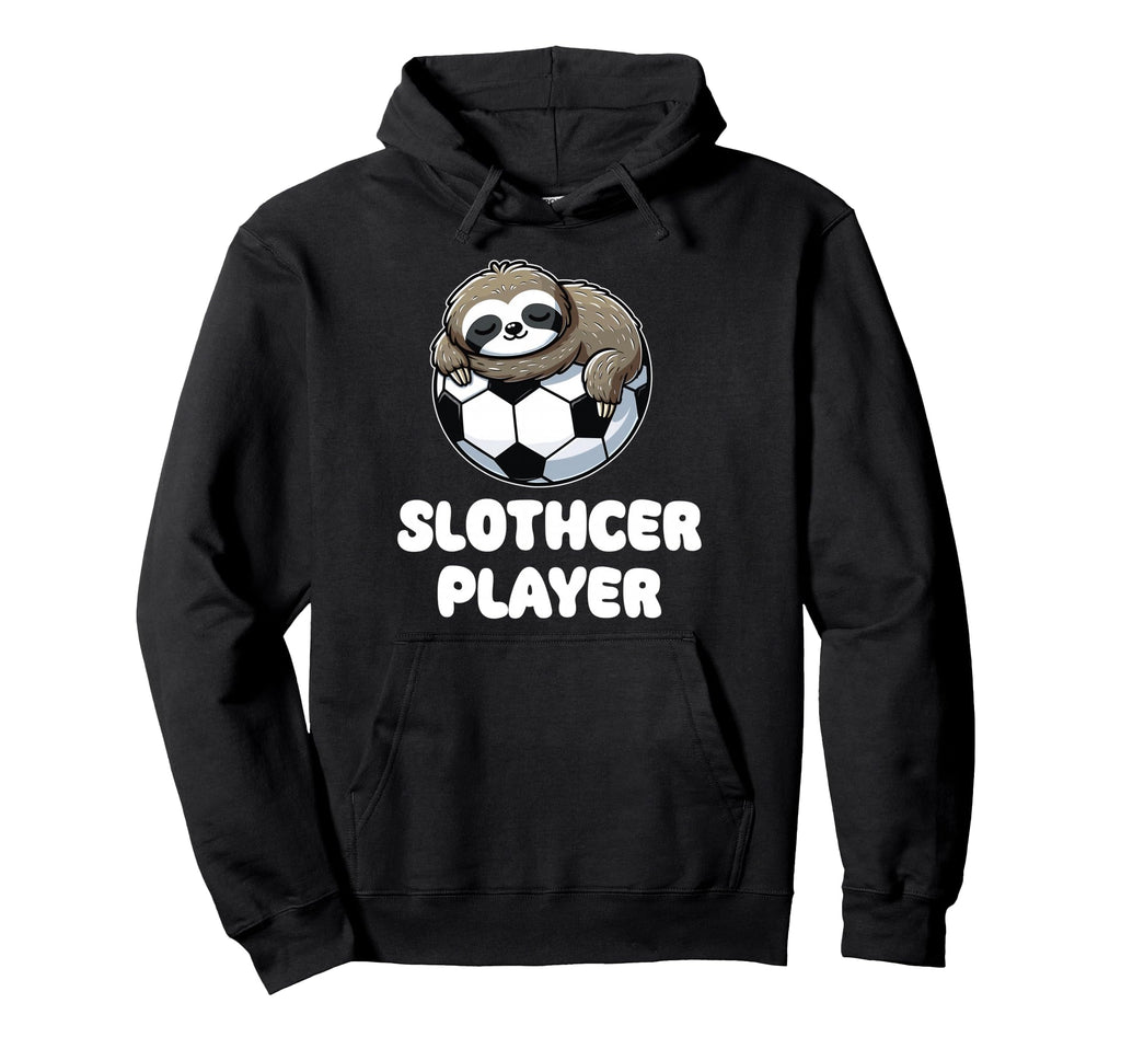Funny Sloth Soccer Player Slothcer Hoodie - Custom Art Print Men Women