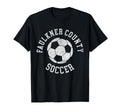 Faulkner County Soccer Distressed 90S T-Shirt - Casual Everyday Wear Unisex