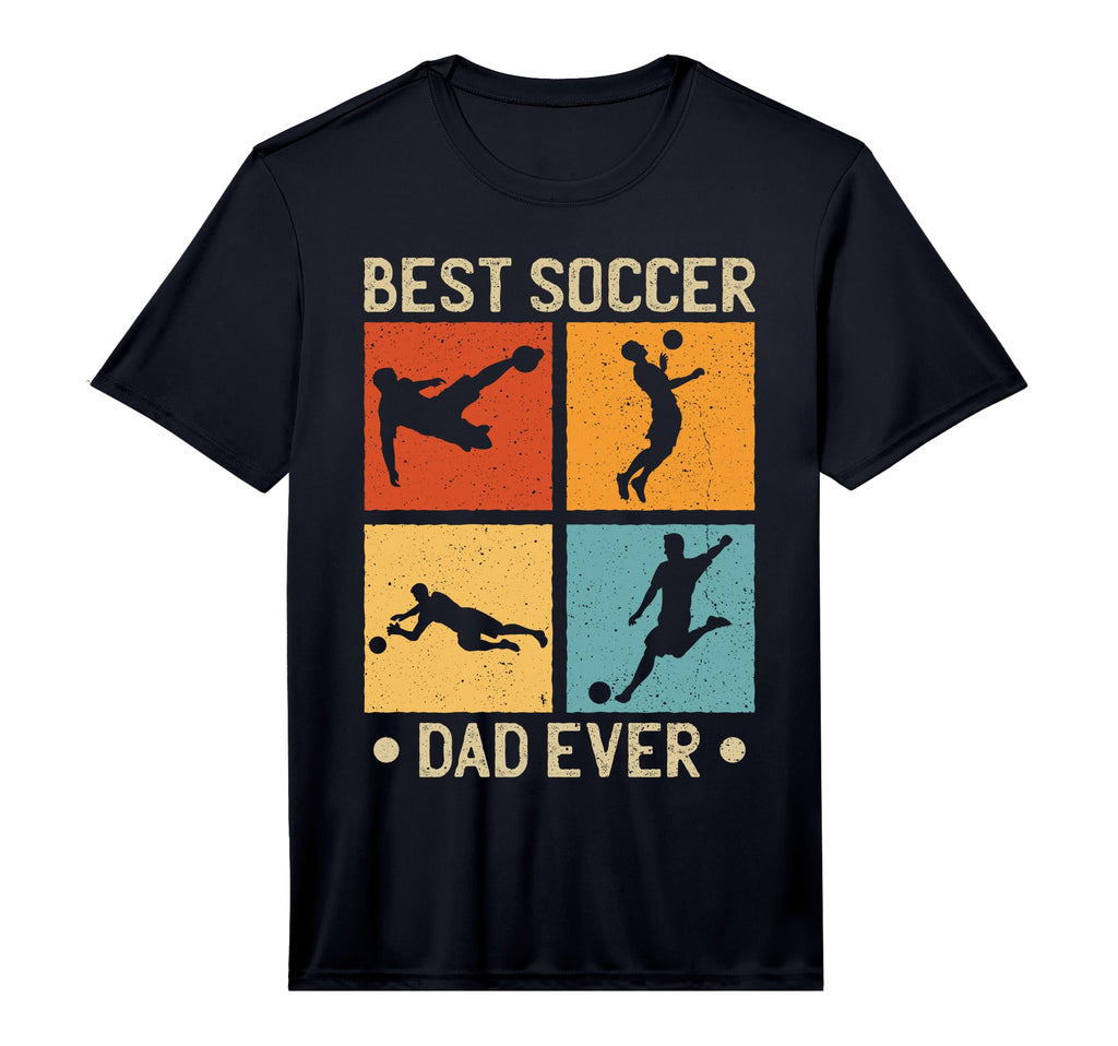 Mens Best Soccer Dad Ever Soccer T-Shirt - Streetwear Style Men Women