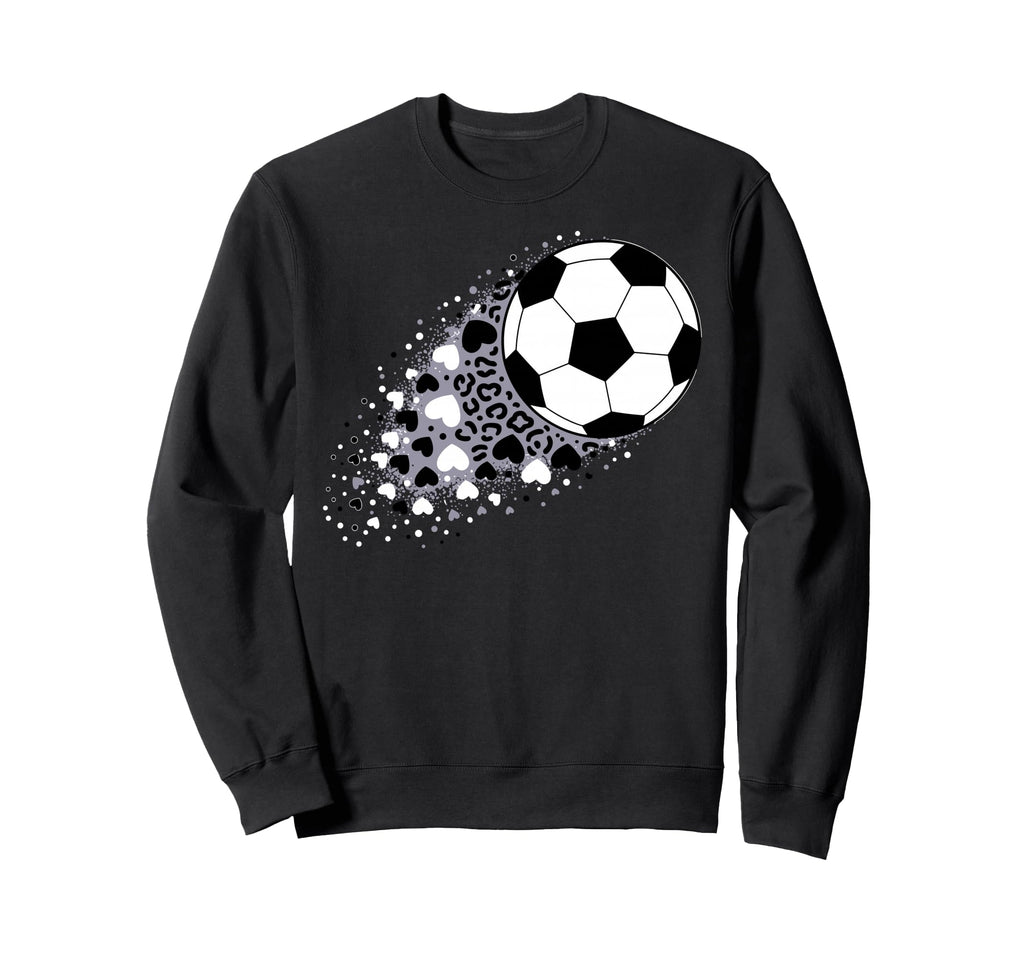 Soccer Football Ball Soccer Player Fan Sweatshirt - Graphic Print Unisex