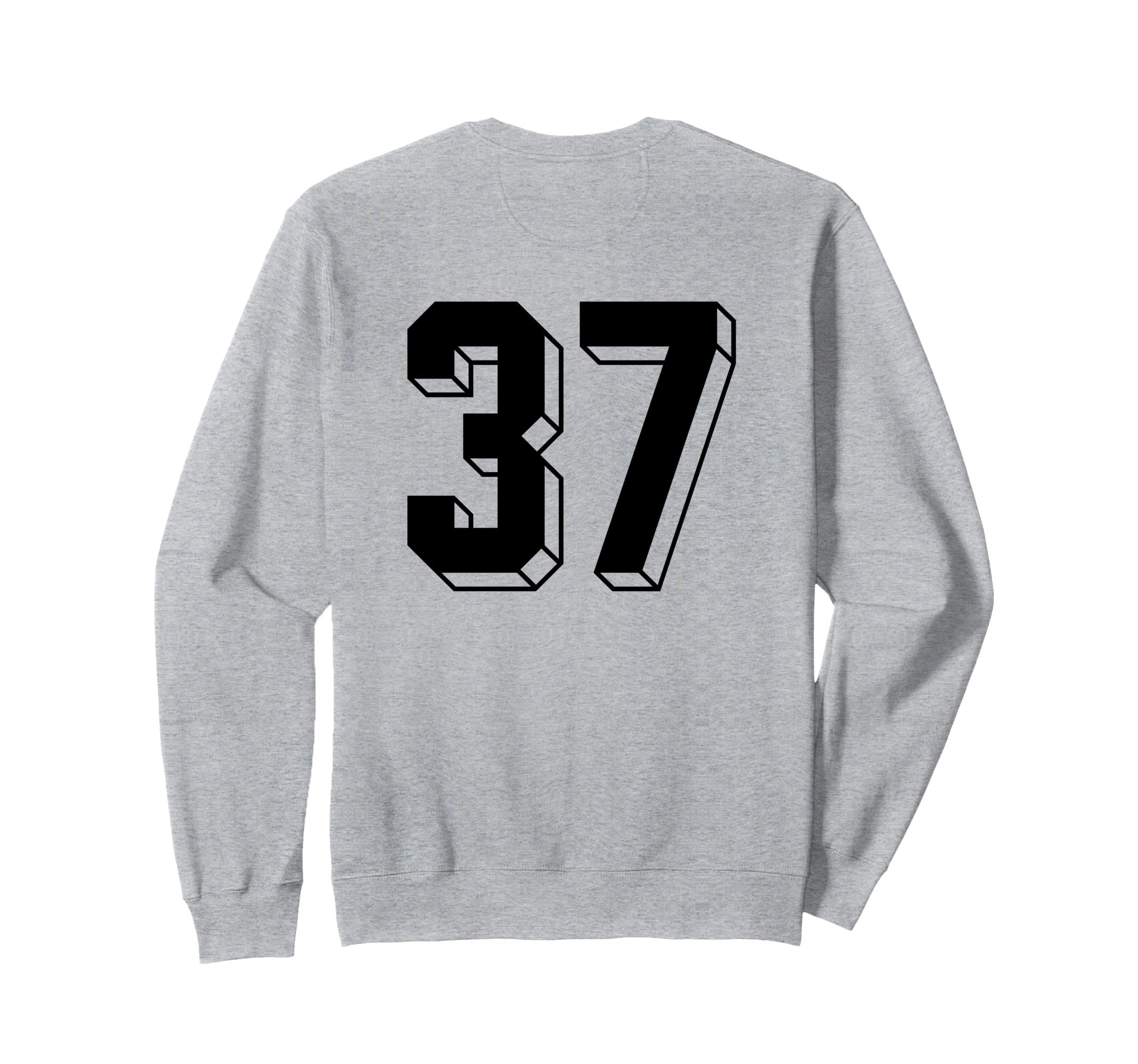 Number 37 Backside 80S 90S Team Sweatshirt - Graphic Print Men Women