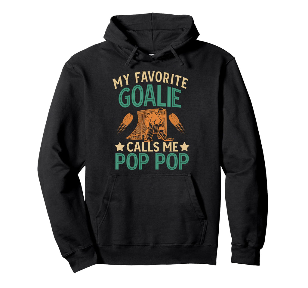 Favorite Ice Hockey Goalie Pop Pop Ice Hoodie - Streetwear Style Unisex