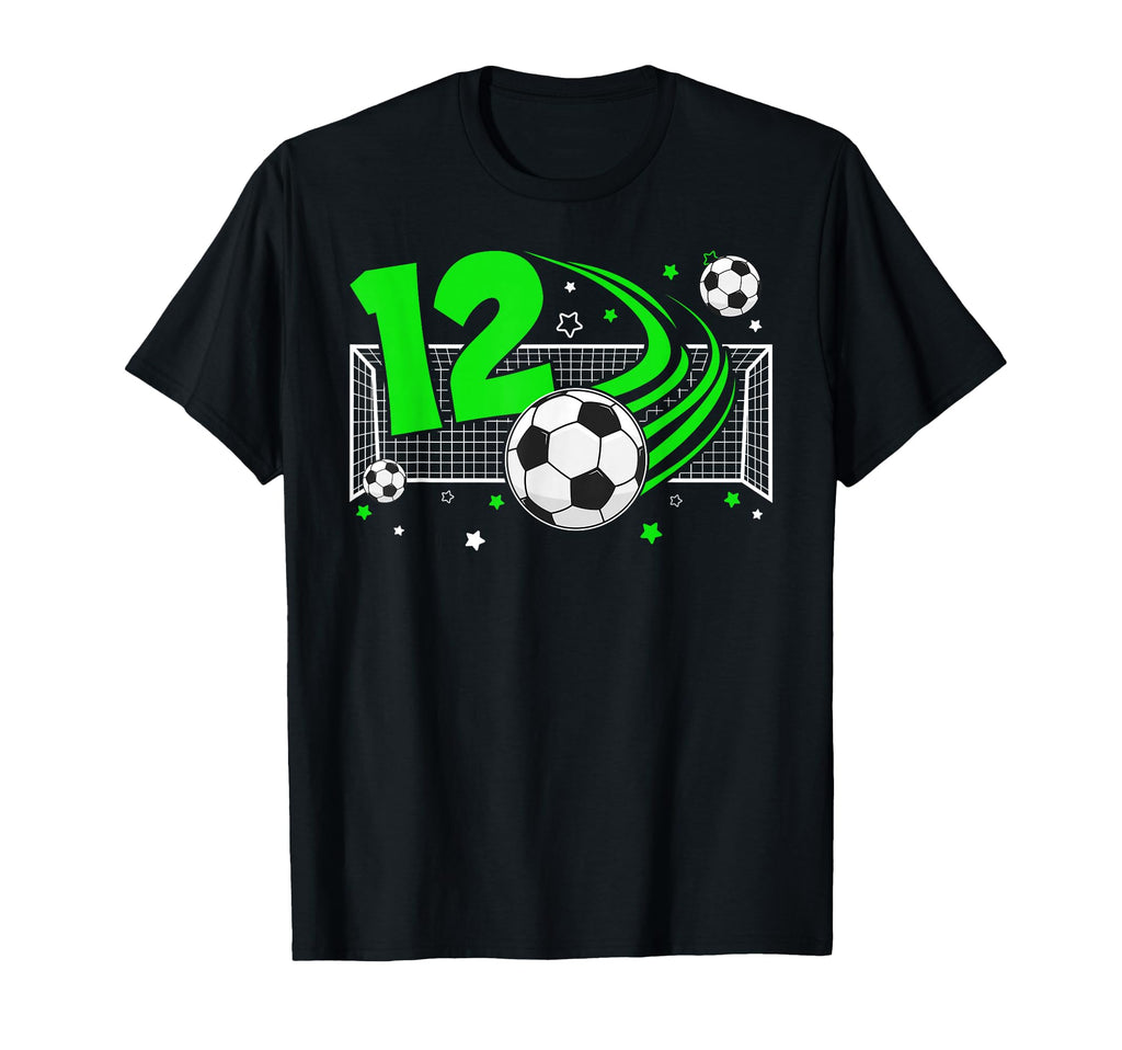 12Th Birthday Soccer 12 Year Old Soccer T-Shirt - Minimalist Print Unisex