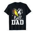 Ball Dad Softball Soccer Ball Dad Both T-Shirt - Minimalist Print Unisex