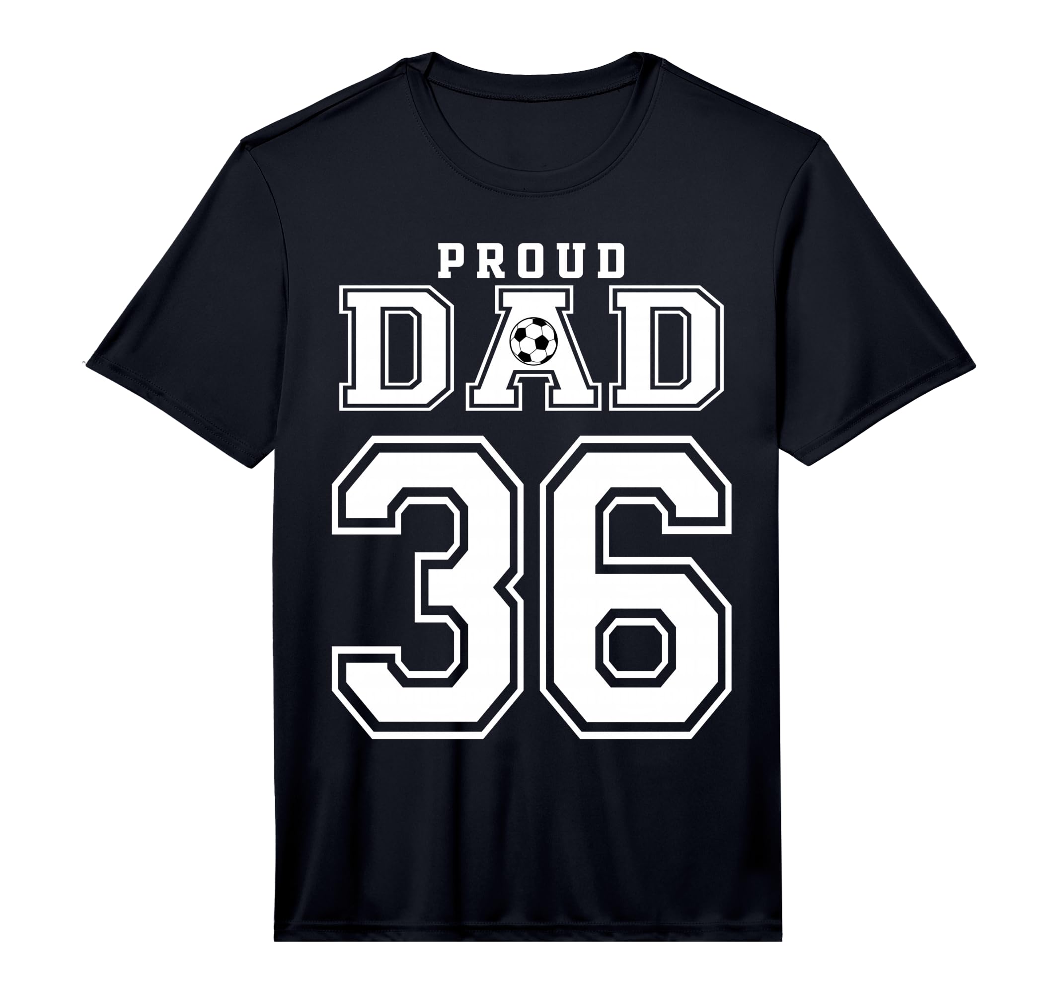 Number 36 Custom Proud Soccer Futbol T-Shirt - Unique Graphic Men Women