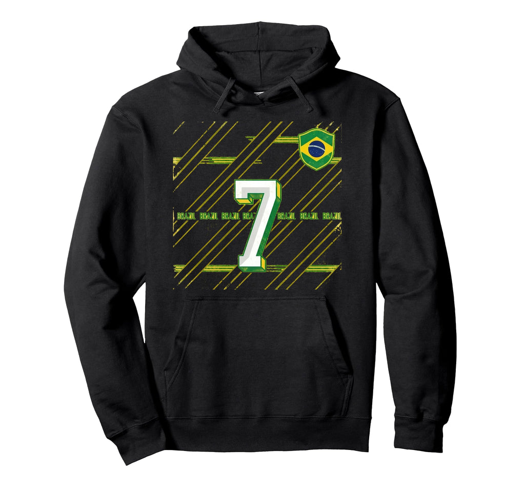 Brazil Gift Flag Brazilian Fan Hoodie - Casual Everyday Wear Men Women