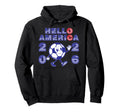 Hello America Soccer 2026 Host Fan Hoodie - Custom Art Print Men Women