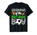 Gramma Birthday Soccer Party Family T-Shirt - Minimalist Print for Adults