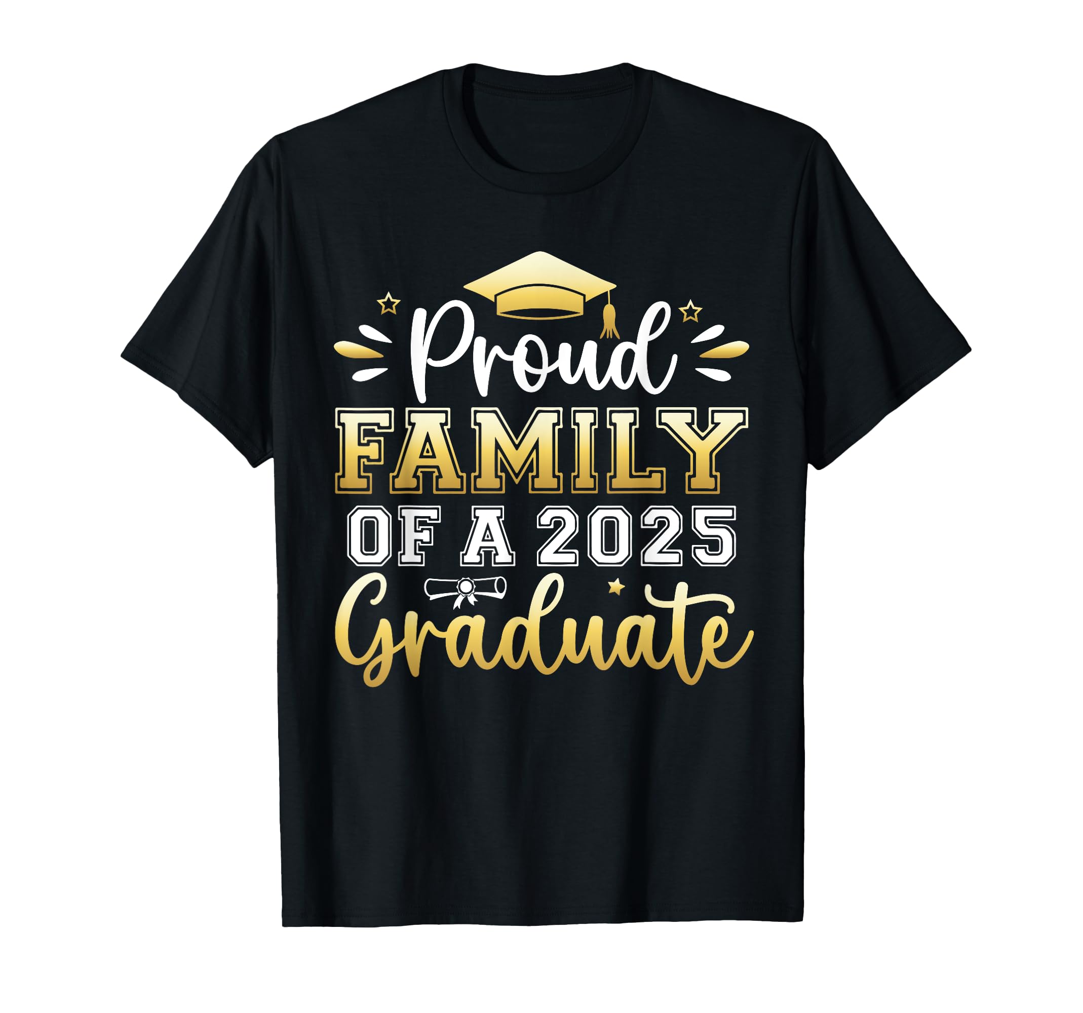 Proud Family 2025 Graduate T-Shirt - Casual Everyday Wear for Adults