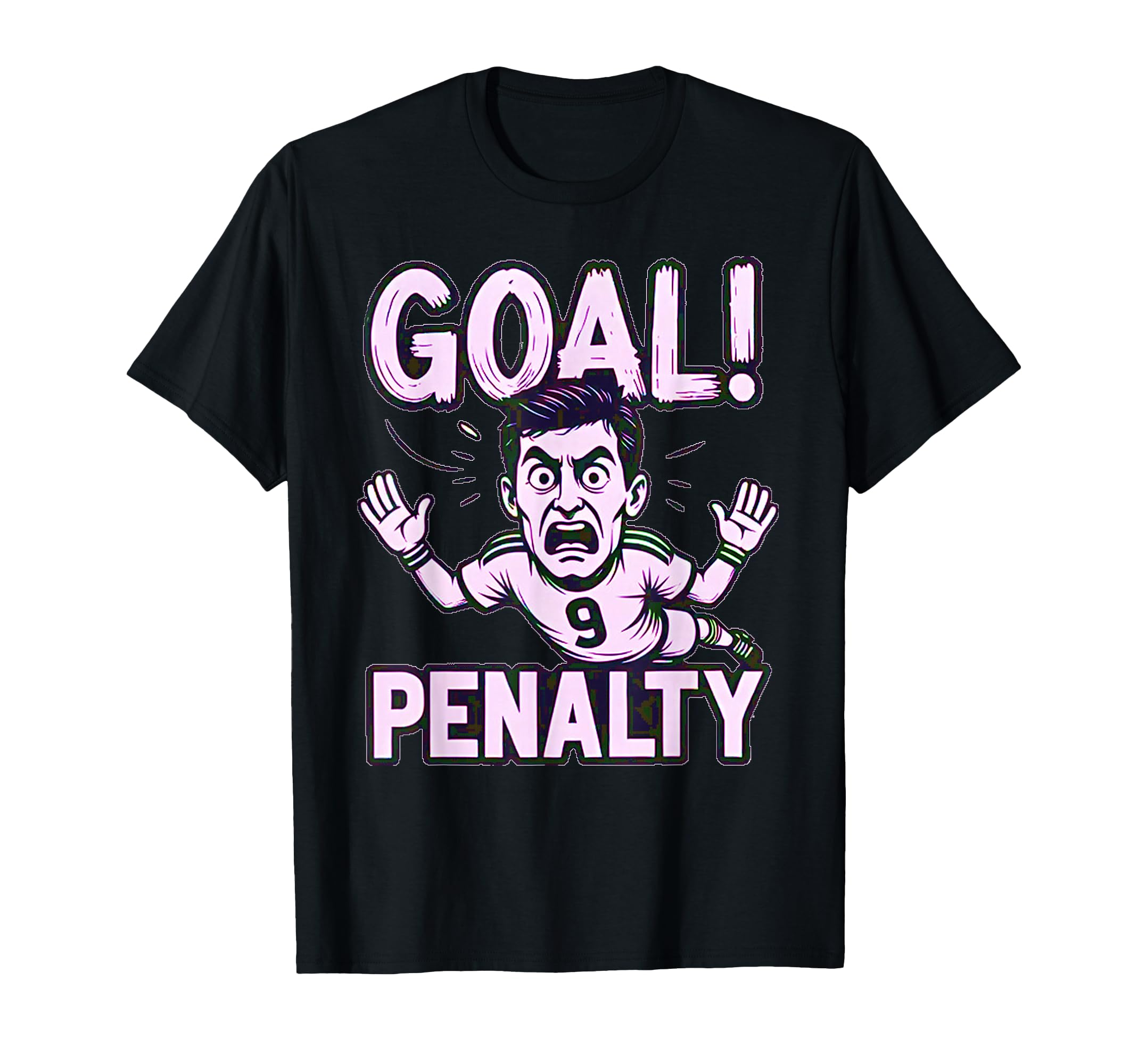 Soccer Goal Penalty Oink Foodball T-Shirt - Streetwear Style for Adults
