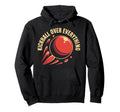 Love Kickball Player Soccer Baseball Hoodie - Graphic Print Unisex