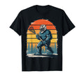 Lacrosse Goalie Bigfoot Lax Goalkeeper T-Shirt - Trendy Graphic Unisex