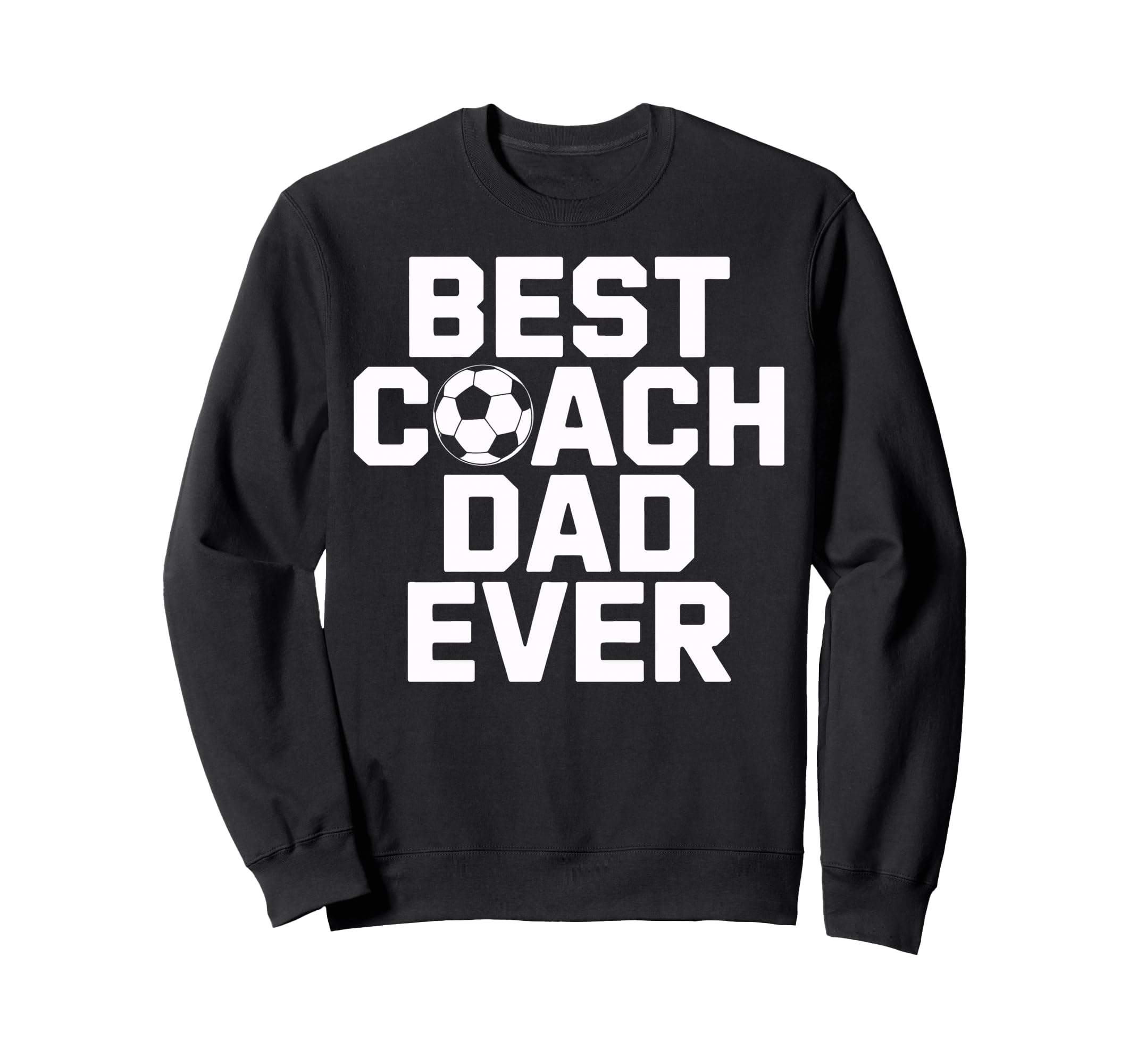 Soccer Teaching Star Best Coach Dad Sweatshirt - Custom Art Print Unisex