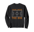 Think Inside Box Futsal Court Futsal Sweatshirt - Graphic Print Unisex