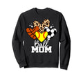 Ball Mom Funny Softball Soccer Sweatshirt - Trendy Graphic Unisex