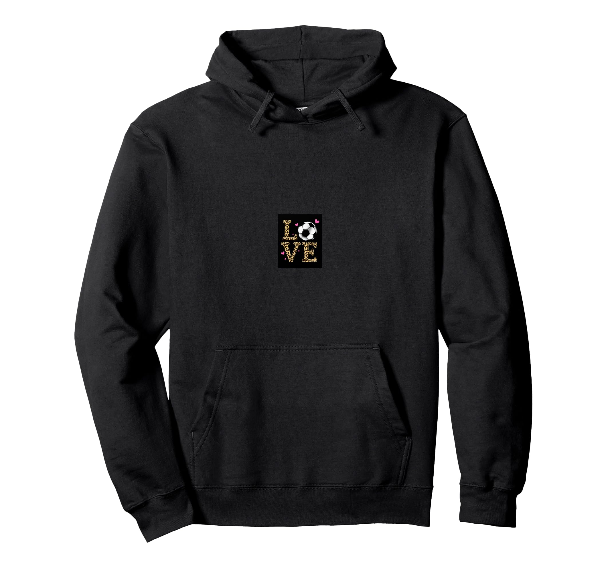 Soccer Love Hoodie - Graphic Print Unisex