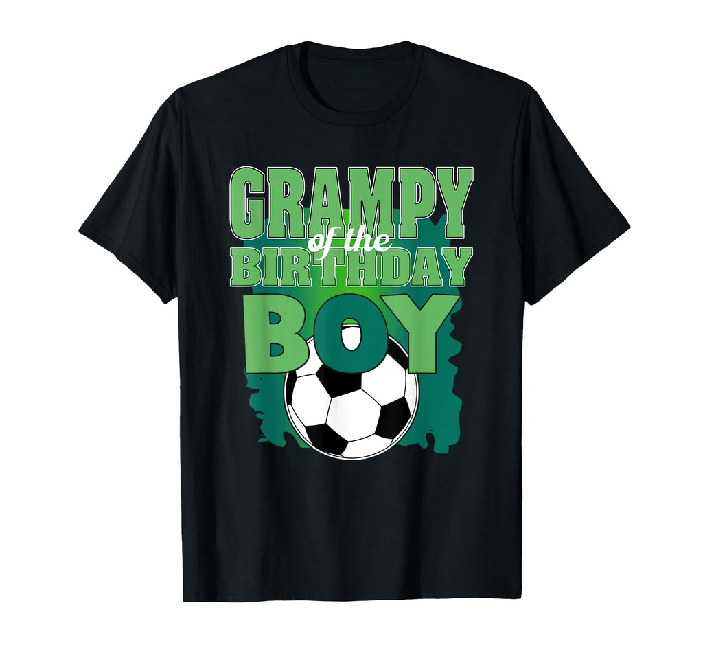 Grampy Birthday Soccer Group Family T-Shirt - Custom Art Print Men Women
