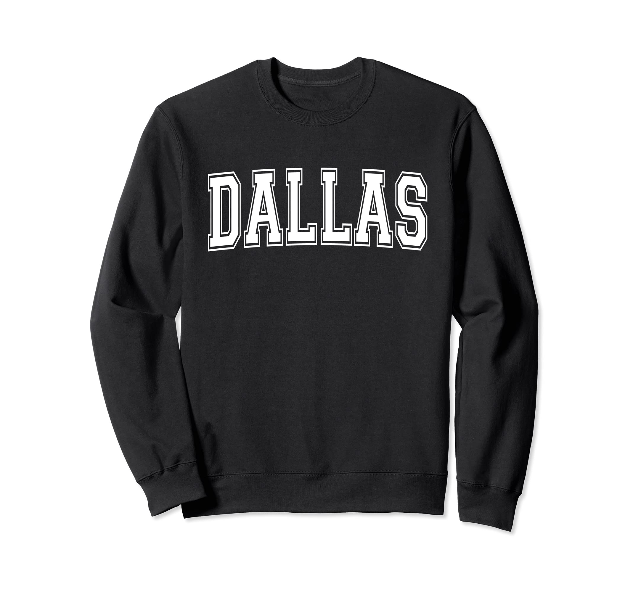 Dallas Tx Texas Usa Sports Varsity Sweatshirt - Graphic Print for Adults