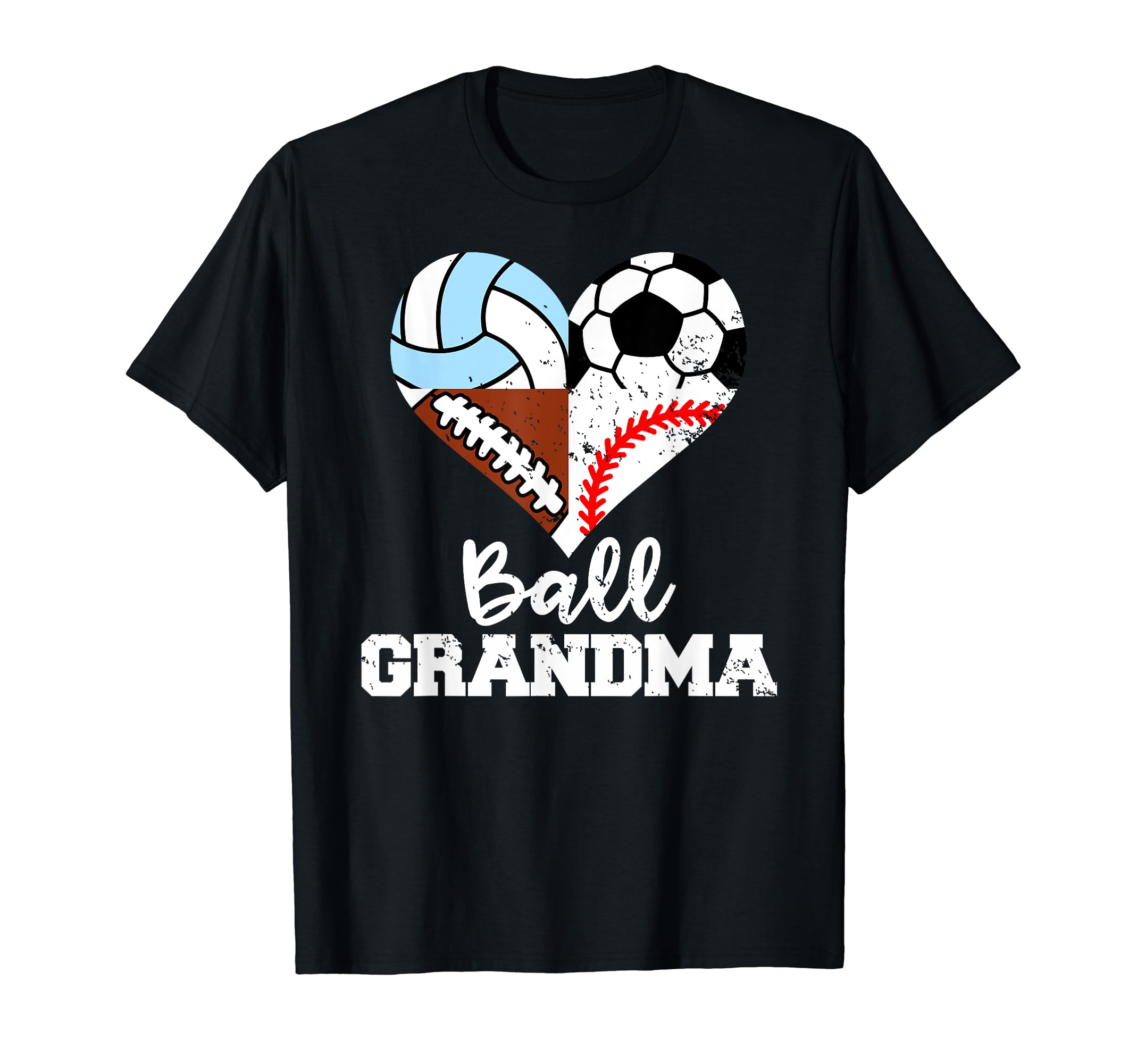 Ball Grandma Funny Soccer Football T-Shirt - Fun Novelty Design Unisex