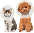 Soft Dog Cone Collar to Stop Licking-Adjustable Comfortable Mesh Recovery Collar After Surgery for Small or Miniature Dogs, Alternative to Plastic Elizabethan Collars for Neuter Incision Care (Grey,M)
