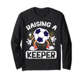 Soccer Game Goalkeeper Keeper Soccer Hoodie - Minimalist Print Unisex