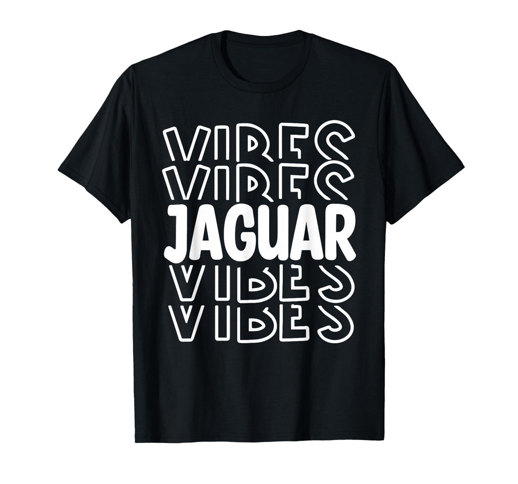Jaguar Vibes Mascot Team School T-Shirt - Streetwear Style Men Women