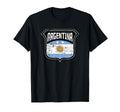 Argentina Soccer Country Flag Crest T-Shirt - Trendy Graphic Men Women