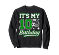 10Th Soccer Birthday Party 10 Sweatshirt - Aesthetic Graphic for Adults