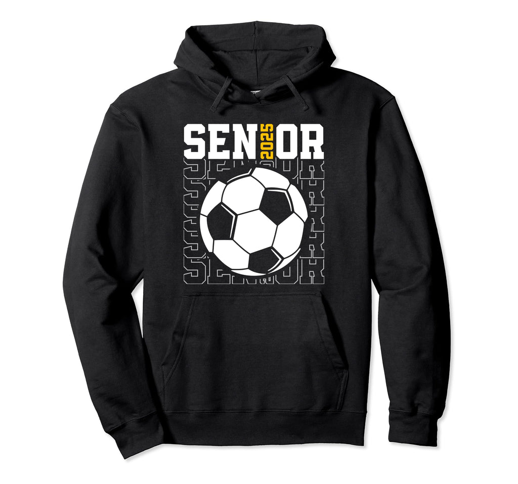 Class 2025 Graduation Senior Soccer Player Hoodie - Graphic Print Unisex