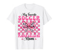 My Favorite Soccer Player Calls Me Mom T-Shirt - Graphic Print for Adults