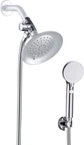VSincerity Dog Shower Head Sprayer Pet High Pressure 3 Mode Handheld with ONOFF Switch Metal Diverter 100Inch ExtraLong Stainless steel Hose No Drill Hook Chrome 2 Piece Set